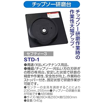 Amazon | セフティー3(Safety-3) 草刈り用 チップソー 研磨台 外